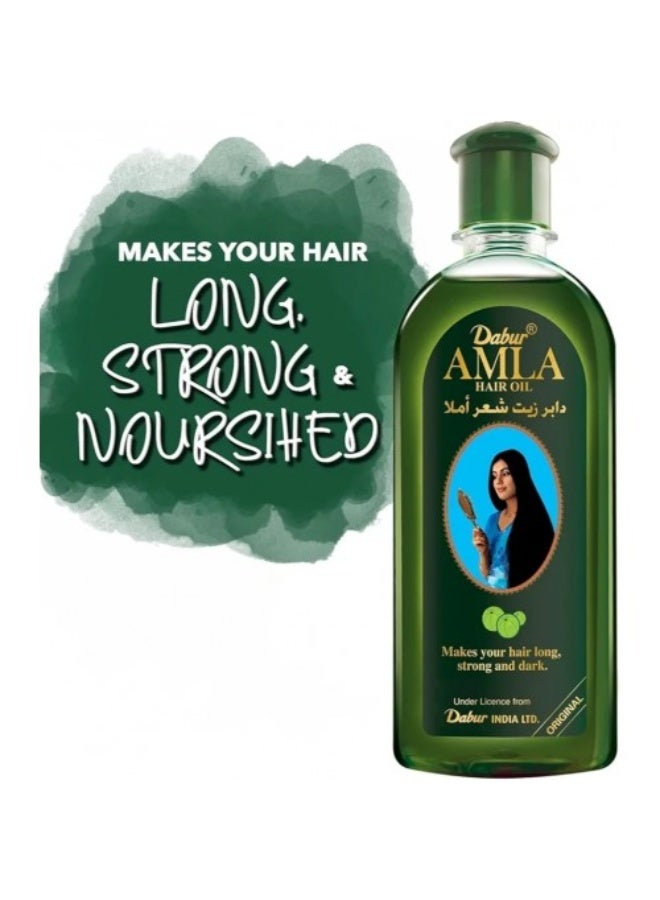 دابر زيت شعر من دابر أملا لكل أنواع الشعر ,سعه 180مل ,مضاد للتساقط ومغزي للشعر الطويل والقوي والداكن ,ومعزز للنمو والقوه - Image 2