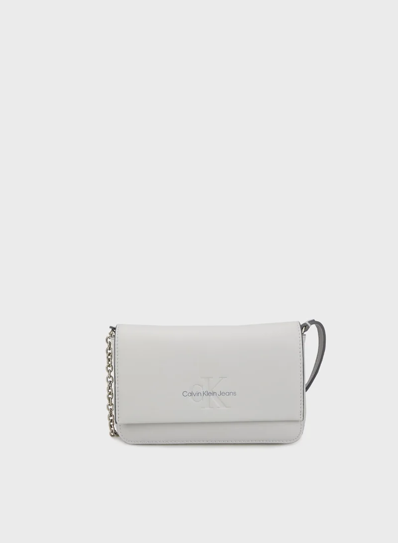 Calvin Klein Jeans Sculpted Ew Flap Phone Crossbody