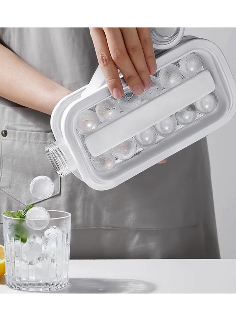 Portable Silicone Ice Ball Maker Kettle Creative Ice Cube Mold Kitchen Bar Gadgets Ice Hockey Lattice Making Tool Kettle - Image 1