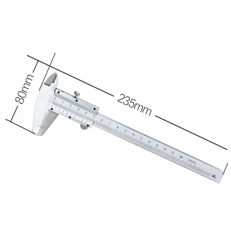 فرجار رقمي من الفولاذ الكربوني مقاس 6 بوصات 150 ملم أداة قياس دقيقة للهندسة والمجوهرات - Image 5