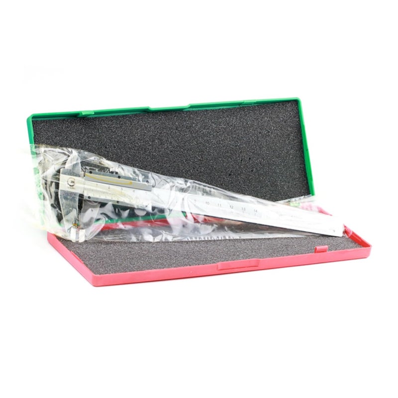 فرجار رقمي من الفولاذ الكربوني مقاس 6 بوصات 150 ملم أداة قياس دقيقة للهندسة والمجوهرات - Image 3