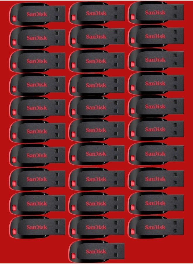 Sandisk 31 Pieces 16GB Cruzer Blade Usb Flash USB 2.0 Original  - Image 1