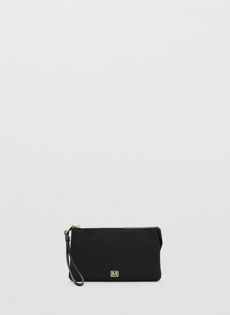 مانجو Nylon purse with zip