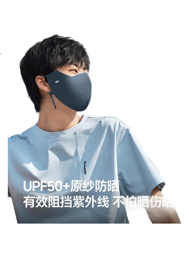 Beneunder Ultra-Breathable Sunscreen Mask For Men Full Face Sunscreen Riding Mask Windproof Riding Mask Face Bikini Twilight Black - Image 3