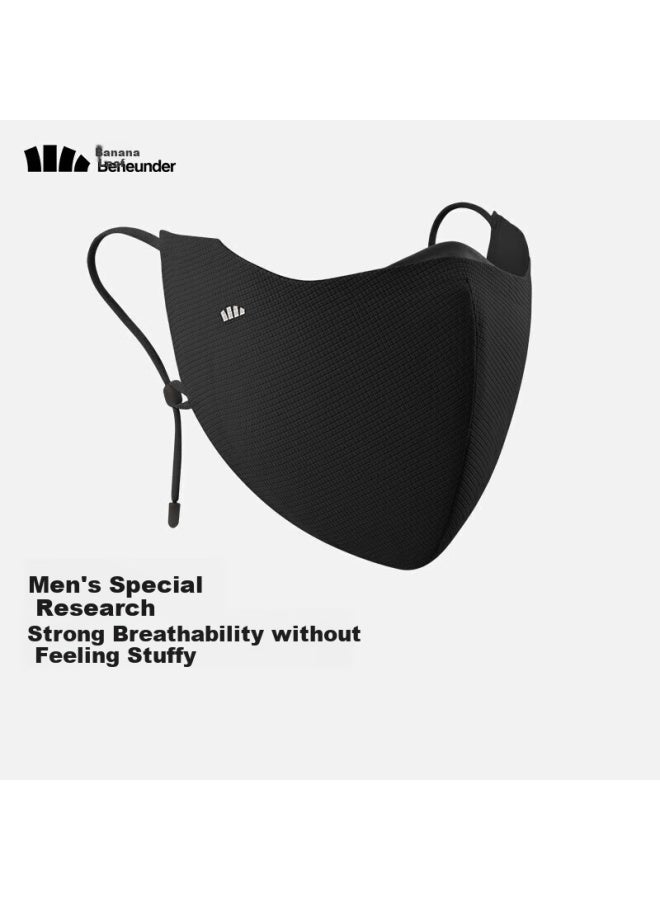 Beneunder Ultra-breathable Sunscreen Mask For Men Full Face Sunscreen Riding Mask Windproof Riding Mask Face Bikini Twilight Black - Image 1