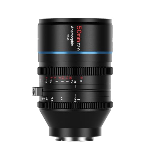 SIRUI 50mm T2.9 1.6X Full-Frame Anamorphic Lens Cinema Lens (RF Mount) - Image 1