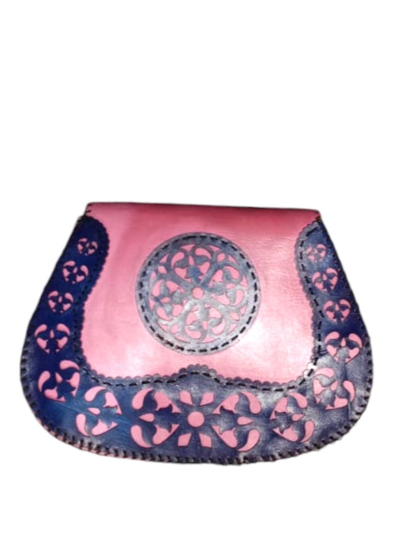 Sheer Fashionable Leather Crossbody Bag - Image 1