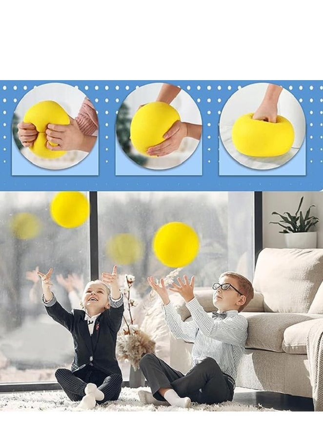 Generic - Silent basketball, indoor silent training ball, uncoated high density foam ball, soft, lightweight, easy to grip silent ball, suitable for all kinds of indoor, orange - Image 1