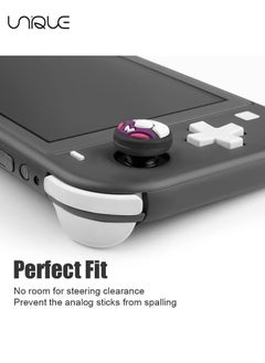 Unique 7Piece set Cross D-Pad Button Caps Thumb Grips Set, Compatible with Nintendo Switch/Switch OLED, Cute 3D Soft Silicone ABXY Buttons Sticker Joystick Cover Caps  - Image 2