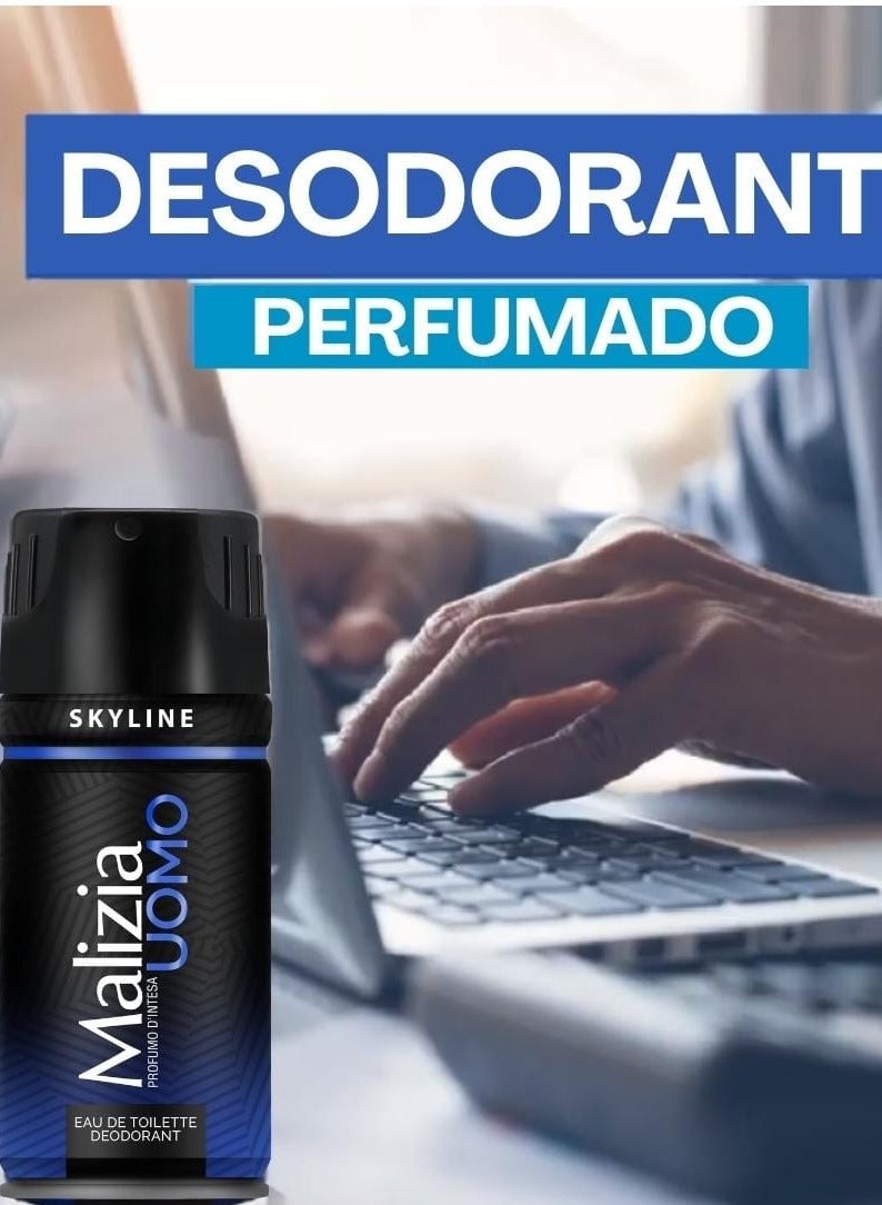 Malizia Uomo Skyline Eau de Toilette Spray 150 Ml