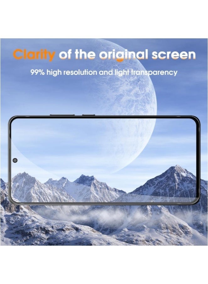 Raxoom Xiaomi Poco X7 Pro 5G Privacy Screen Protector â€“ 2-Pack Anti-Spy Tempered Glass with 9H Hardness & Oleophobic Coating â€“ Anti-Peep Screen Guard + 2 Camera Lens Protectors â€“ Full HD Clarity, Easy Installation, Case Friendly, Scratch & Shatter Resistant - Image 4