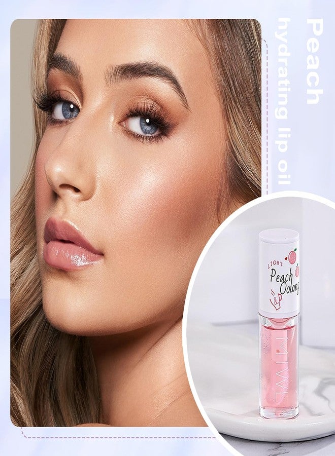 Tiejdhr 2Pcs Crystal Jelly Moisturizing Lip Oil Hydrating Lip Gloss Set, Non-sticky Fresh Texture Nourishing Plumping Lip Oil Long Lasting Lip Care Tools - Image 3