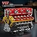 Reobrix V12 Engine Building Block Sets for Adults 33017 Sports Car Engine Model Kit Technic Electric Engine Model Kit with Motor and Battery Construction Toys Gift for Adults4719PCS - Image 4