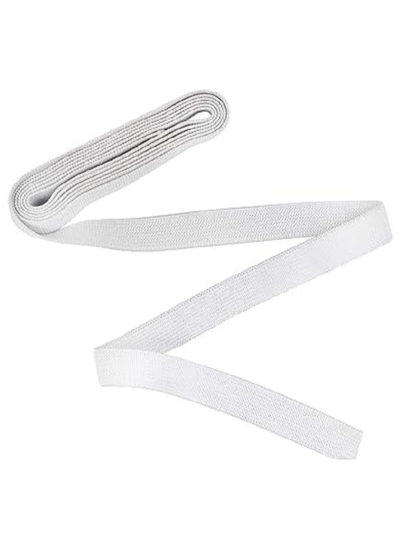 Generic Set of 3 pieces of elasticated clothes elastic, 1.5 cm wide - 3 pieces - each piece 55 cm long - white, multi-use color  - Image 5