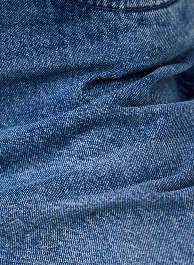 Splash FAV BLUE High Rise Straight Fit Jeans for Women | Best Price UAE
