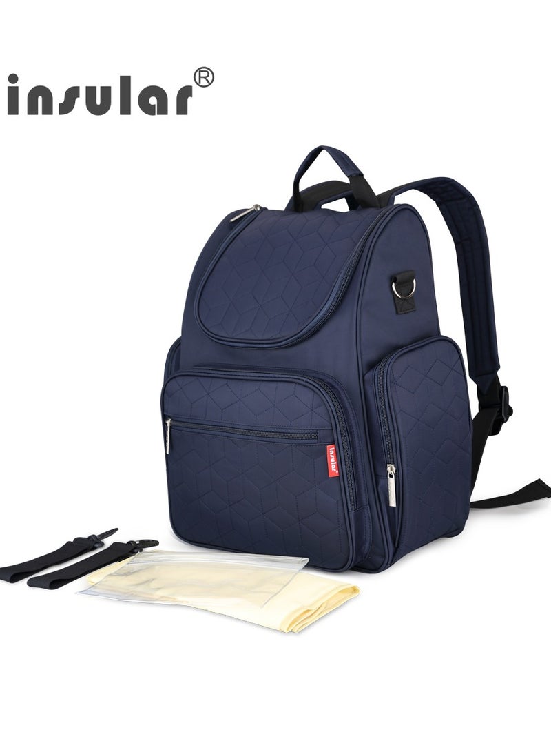 انسولار ماء النايلون حقيبة متعددة الوظائف حقيبة الأم قدرة كبيرة تحمل حقيبة الأم والطفل في انتظار الولادة حقيبة حقيبة الأم عبر الحدود - Image 1