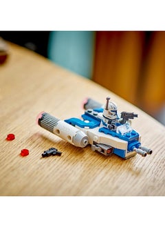 LEGO حرب النجوم: حروب الاستنساخ كابتن ريكسي سفينة حربية ميكروفايتر، لعبة مركبة قابلة للبناء من الطوب لجمعها للأطفال، فكرة هدية خيالية للص boys والبنات من سن 6 فما فوق (99 قطعة) 75391  - Image 5