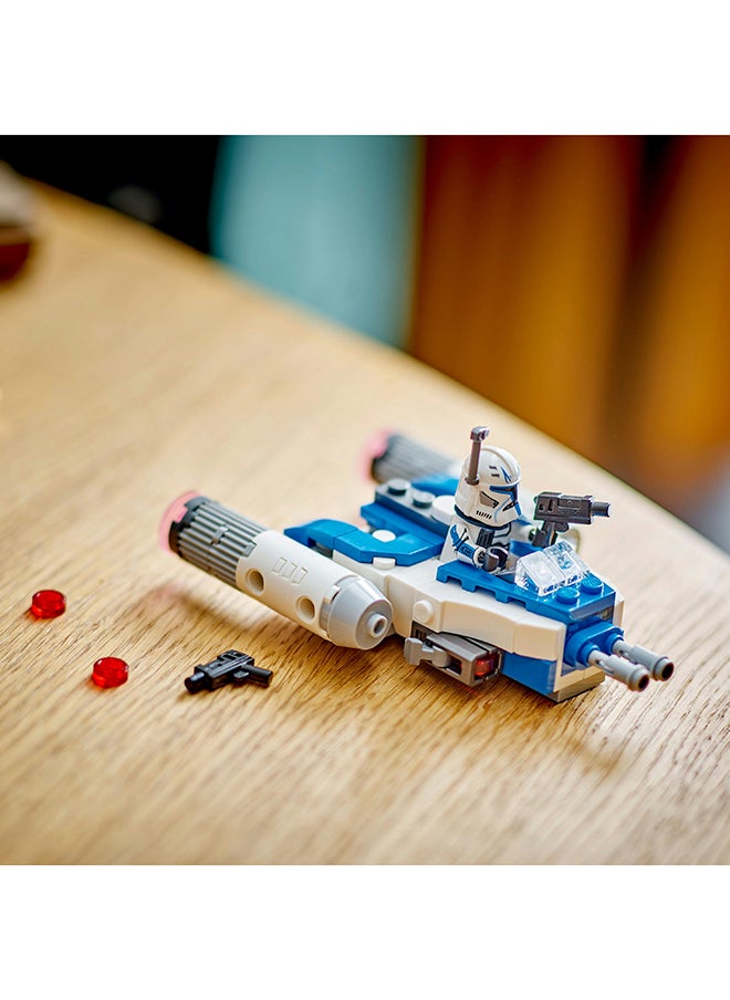 LEGO حرب النجوم: حروب الاستنساخ كابتن ريكسي سفينة حربية ميكروفايتر، لعبة مركبة قابلة للبناء من الطوب لجمعها للأطفال، فكرة هدية خيالية للص boys والبنات من سن 6 فما فوق (99 قطعة) 75391  - Image 5
