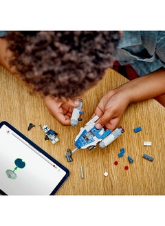 LEGO حرب النجوم: حروب الاستنساخ كابتن ريكسي سفينة حربية ميكروفايتر، لعبة مركبة قابلة للبناء من الطوب لجمعها للأطفال، فكرة هدية خيالية للص boys والبنات من سن 6 فما فوق (99 قطعة) 75391  - Image 4