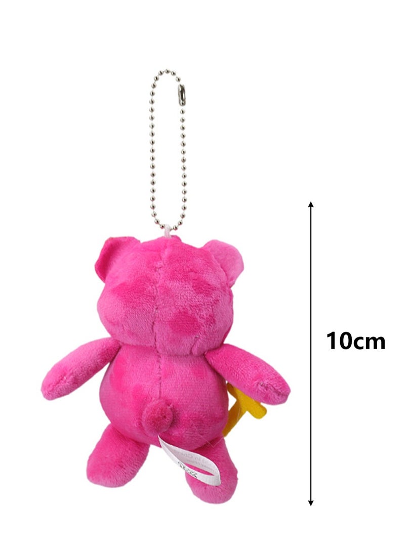 (Strawberry Bear) 10cm Toy Story Series Plush Toy Backpack Pendant Key Pendant  - Image 2