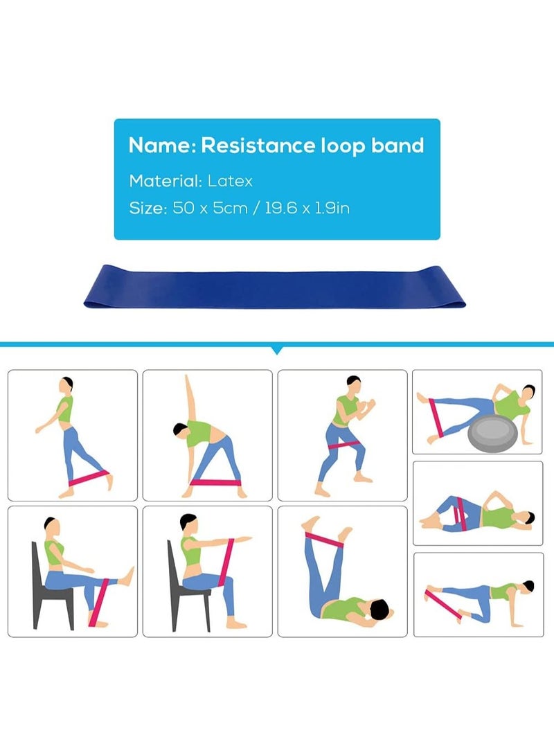 Bukela Yoga Block , 5pcs Yoga Equipment Set, Include Yoga Ball Yoga Blocks Stretching Strap Loop Band Exercise Band - Image 3