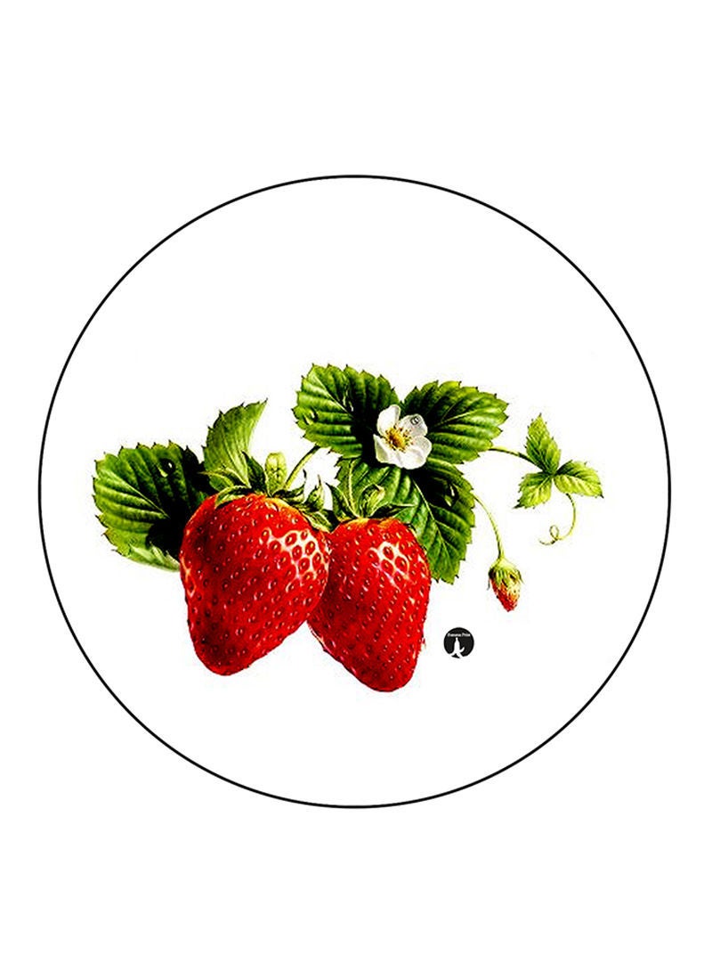 RKN Strawberries Printed Mouse Pad  Multicolour