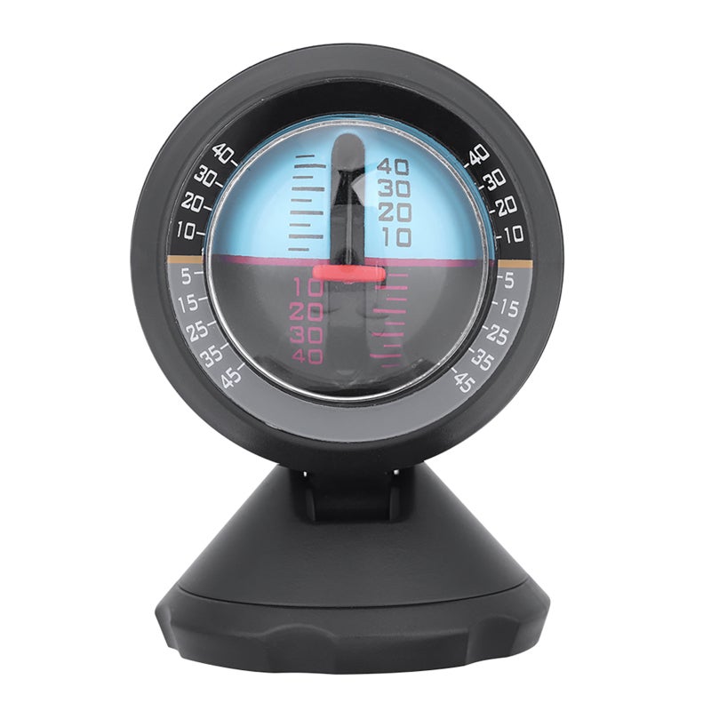 Car Angle Slope Indicator Level Meter With Sensitive Tilt Monitor and Adjustable Stand for Vehicle Inclination and Road Condition Safety - Image 1