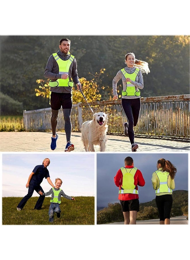 HAWAWA Reflective Running Vest High Visibility Reflector Vest with Large Pocket for Night Running, Biking, Walking, Safety Running Gear - Image 5