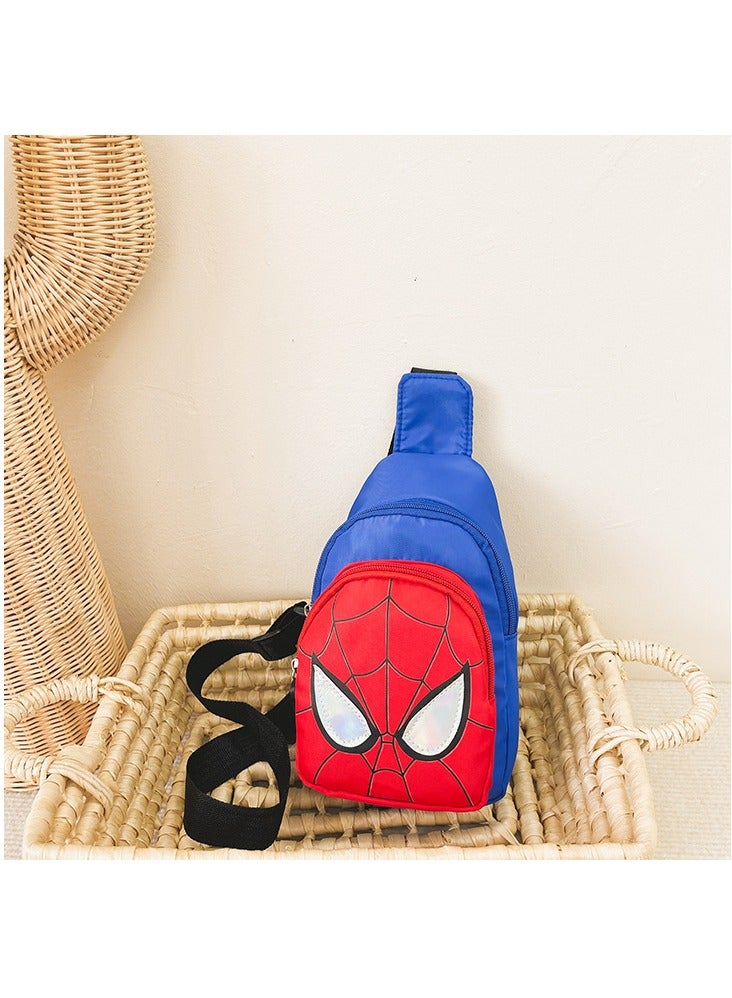 Cool fashion boy and girl bag crossbody shoulder handsome baby out backpack casual cartoon children's chest bag - Image 1