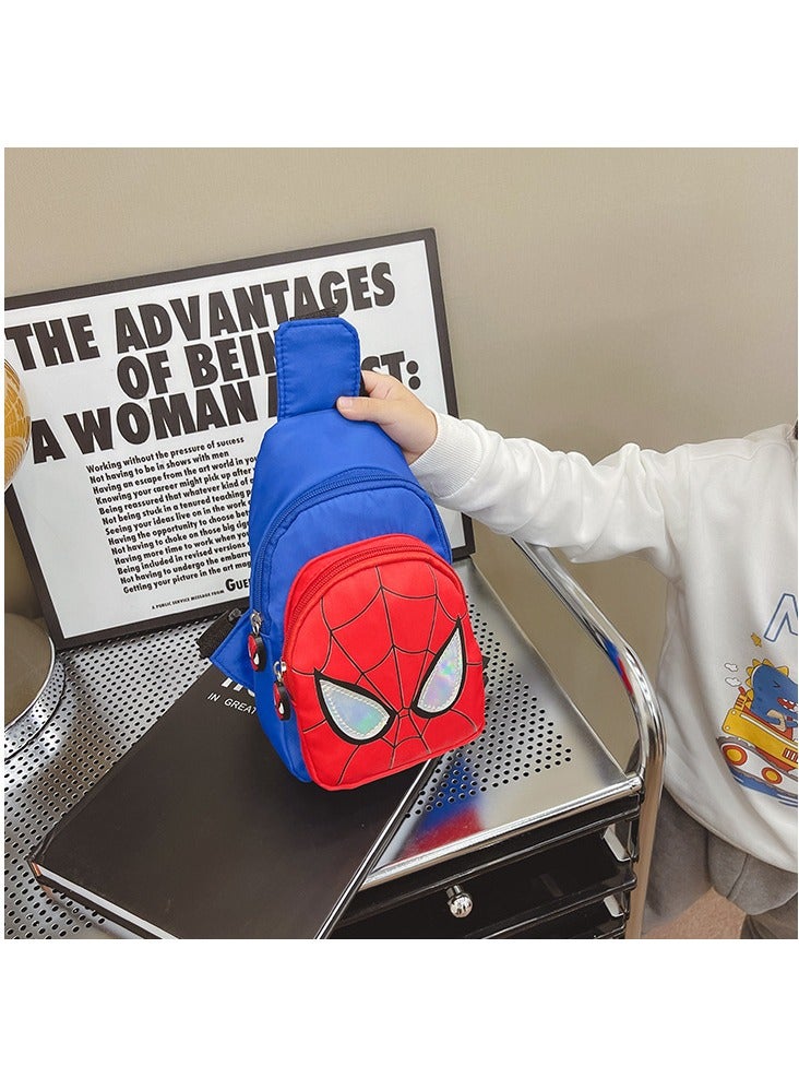 Cool fashion boy and girl bag crossbody shoulder handsome baby out backpack casual cartoon children's chest bag - Image 4