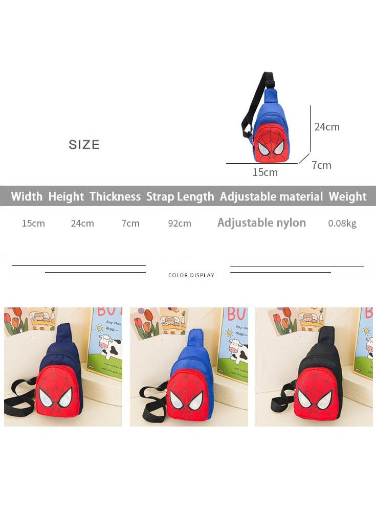 Cool fashion boy and girl bag crossbody shoulder handsome baby out backpack casual cartoon children's chest bag - Image 5