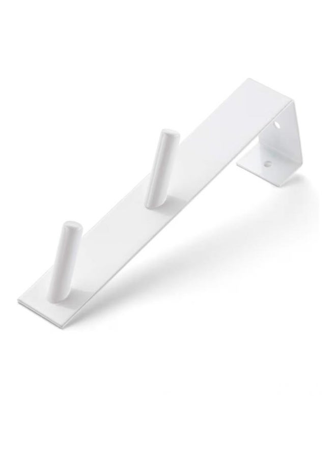 ريان علاقة باب معدنية مزدوجة من راين – 2 خطافات لتعليق الملابس والمناشف بدون حفر | متينة وسهلة التركيب. - Image 3