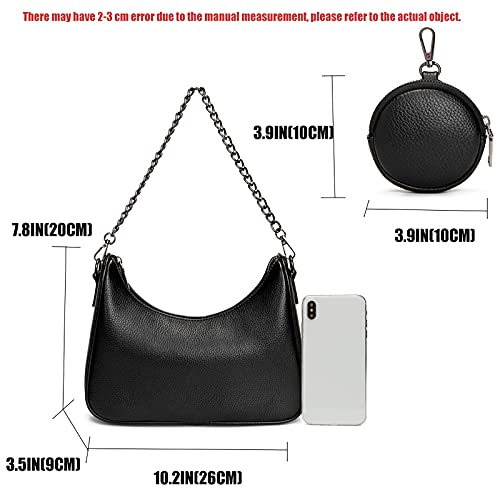 My Friday myfriday Crossbody Hobo Handbags for Women with Coin Purse Pouch, Soft Leather Designer Shoulder Bags - 2 Size Shoulder Strap - Image 4