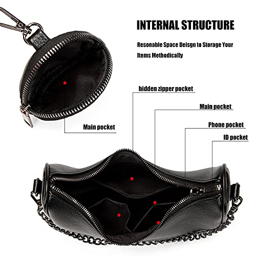 My Friday myfriday Crossbody Hobo Handbags for Women with Coin Purse Pouch, Soft Leather Designer Shoulder Bags - 2 Size Shoulder Strap - Image 5