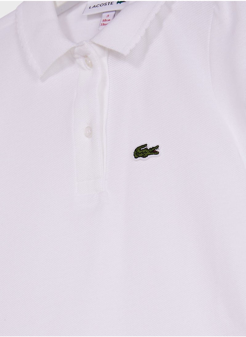 LACOSTE - Kids Essential Polo - Image 1