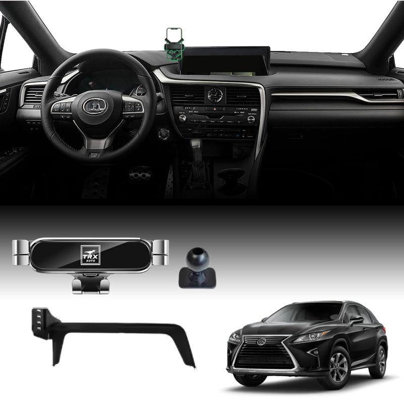 TRX AUTO Car Phone Holder Base For Lexus RX 350 2016-2017 | Multimedia Screen Fixed Bracket Base Car Phone Holder | Interior Accessories Fit for Lexus RX 350 - Image 1
