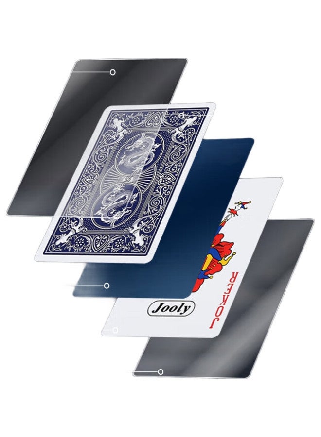 Wonderful Notes Miaoji Cheating-proof Blue Core Paper Playing Cards For Gwanchae (6 Decks In Double Deck Gift Box) Mj9909 - Image 3