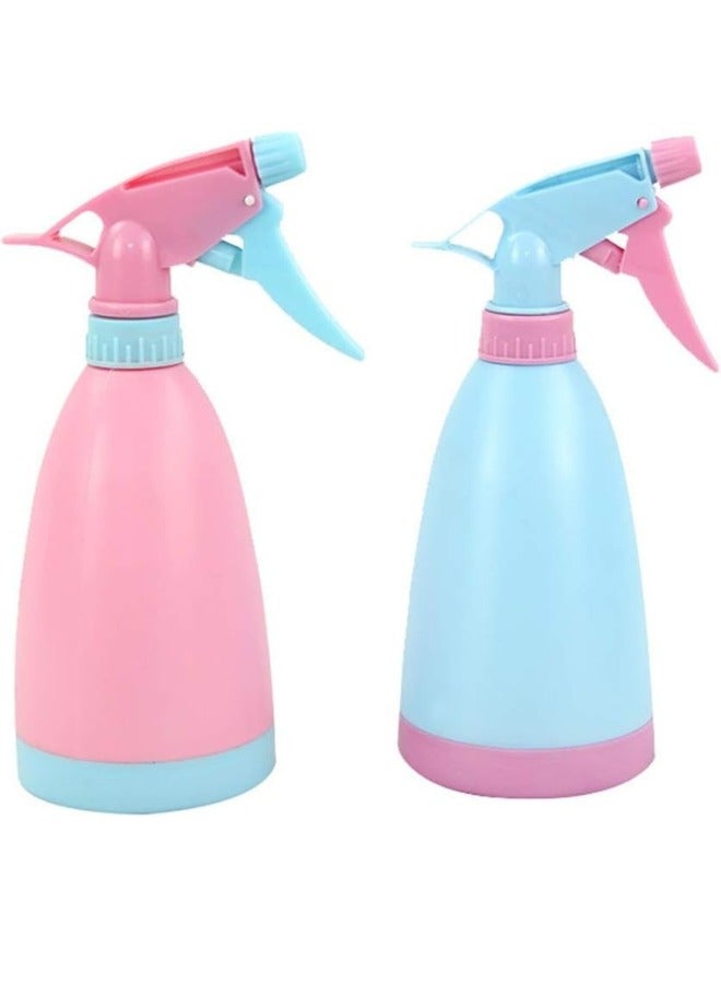 Generic 2pcs 500ml Durable Plastic Sprayer Random Bright Colors Hand Operated Garden Home Use Multipurpose Water Sprayer Bottle for Home and Garden - Image 1