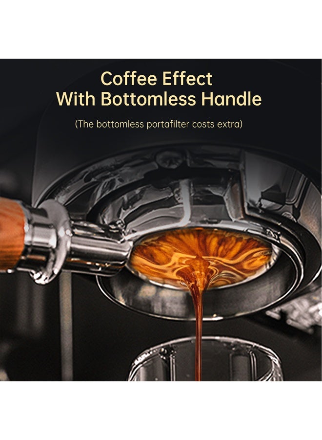 HiBREW ماكينة قهوة HiBREW كافيتيرا إنوكس شبه أوتوماتيكية سوبر سليم ESE POD& مسحوق إسبريسو كابتشينو 1450 واط H11-UK-N - Image 5