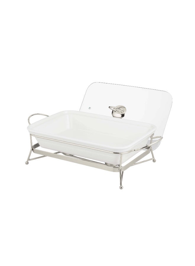 Abareek Al Safa Buffet heater for heating food 2 L silver - Image 5