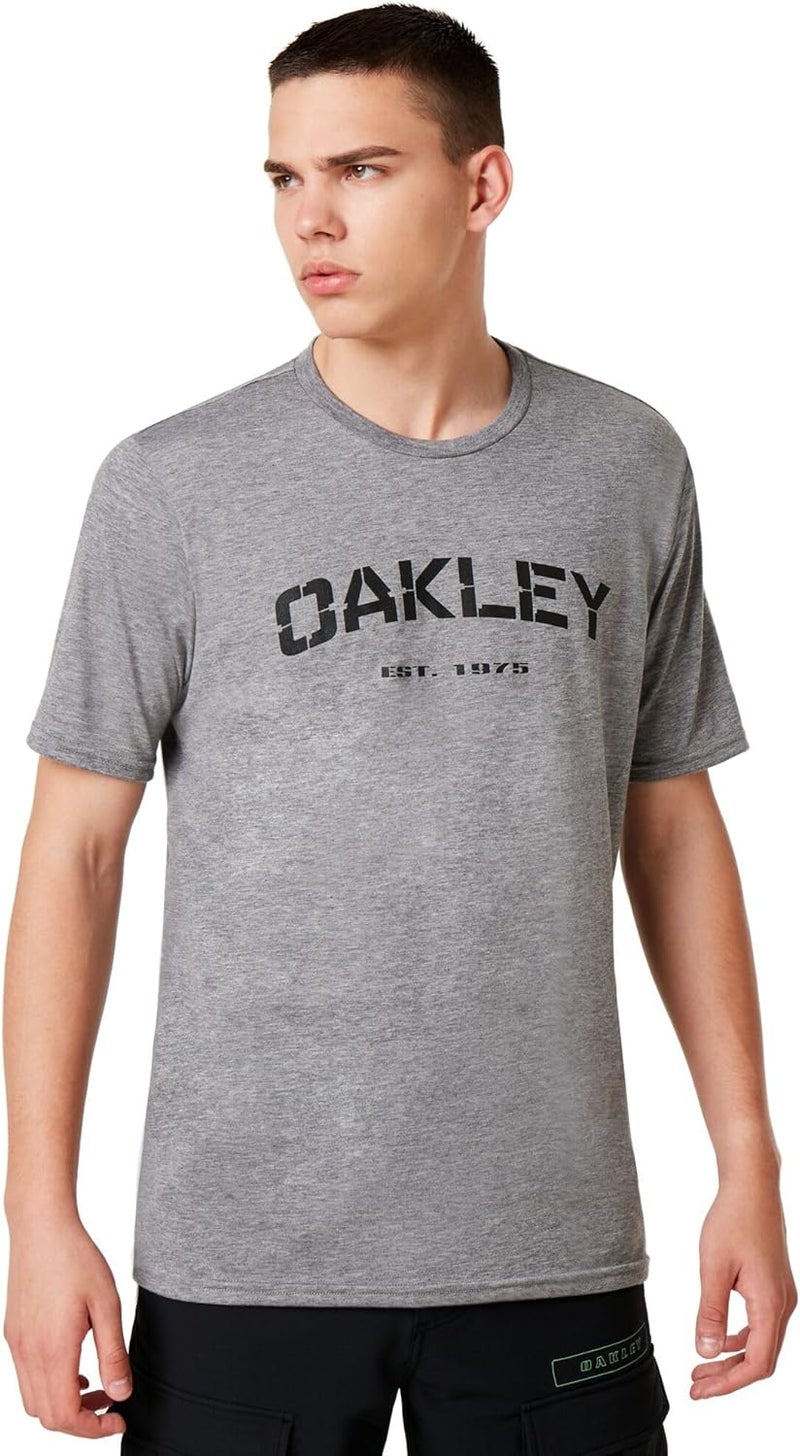 OAKLEY تي شيرت أوكلي SI إندوك - رمادي هاثر أثليتي - صغير - Image 4