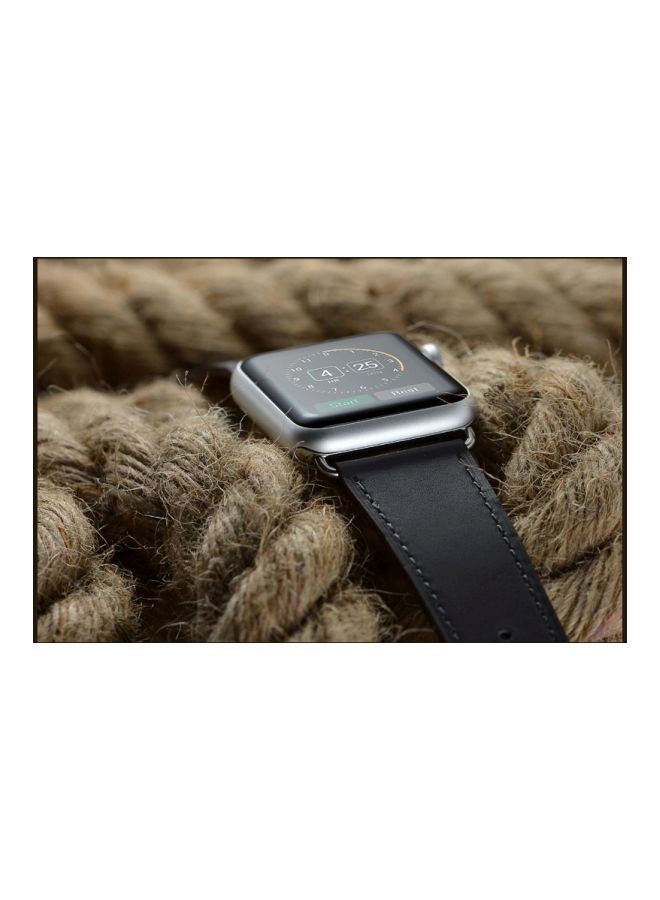 NIBEMINENT Replacement Band For Apple Watch Series 1/2/3/4 44/42 mm Black  - Image 4