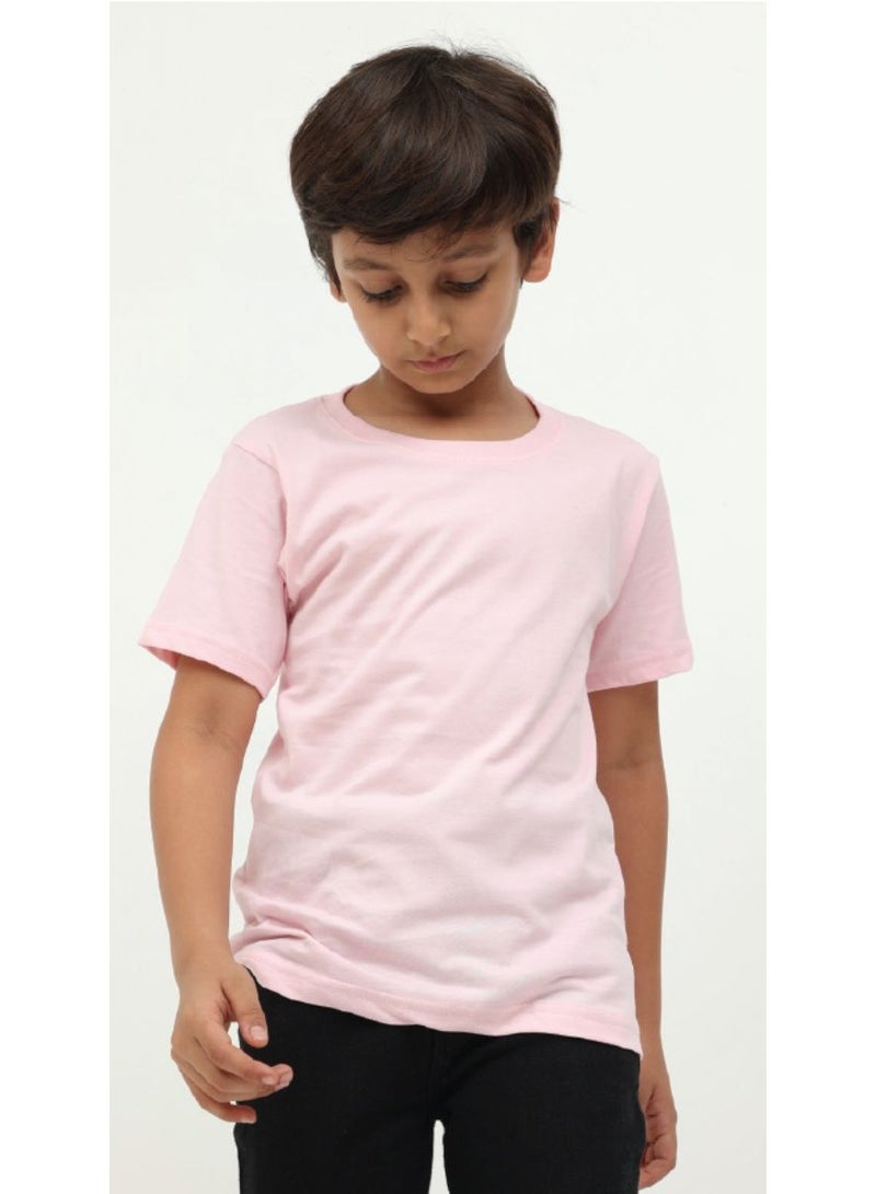 Soft pink Basics 160 Kids T-shirt