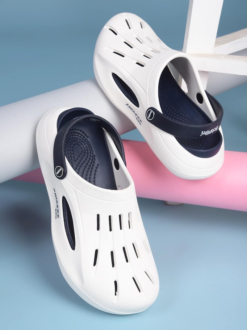 Action Men White Blue Clog ONTC0014WHBL07 - Image 3