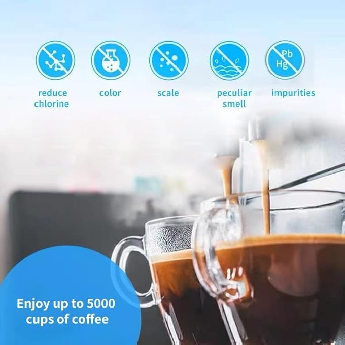 TERRIFI Coffee Filter Compatible With Aquaclean Ca6903  For Fully Automatic Coffee Machines Dedicated AntiLime Scale Water Purifier Improve Water Quality And Extend Coffee Machine Lifespan2 Pack - Image 3