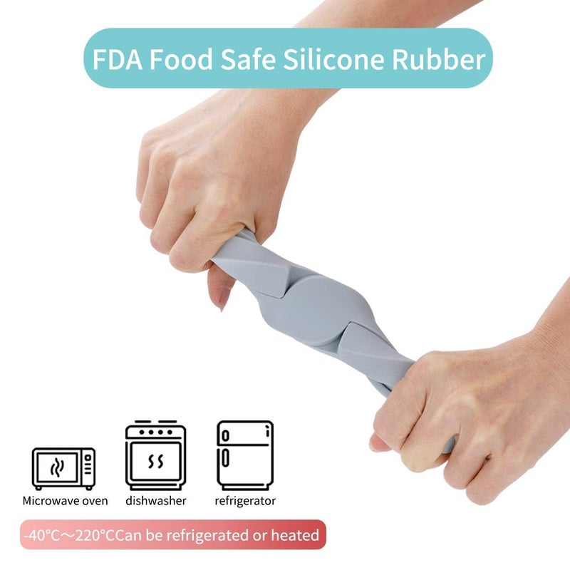 YUESUO 3 Pack Heat-Resistant Foldable Silicone Trivets,Folding Trivet for Hot Pots and Pans,Non-Slip,Space-Saving,Easy to Clean - Image 5