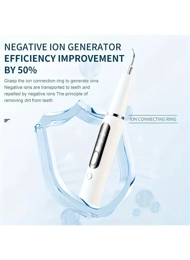 Bukela Plaque Remover for Teeth, Ultrasonic Scaler Tooth Cleaner with 3 Modes, Dental Tools for Calculus, Tarter, and Stain Remover, Electric Teeth Cleaning Kit with 2 Clean Heads & Dental Mirror - Image 3