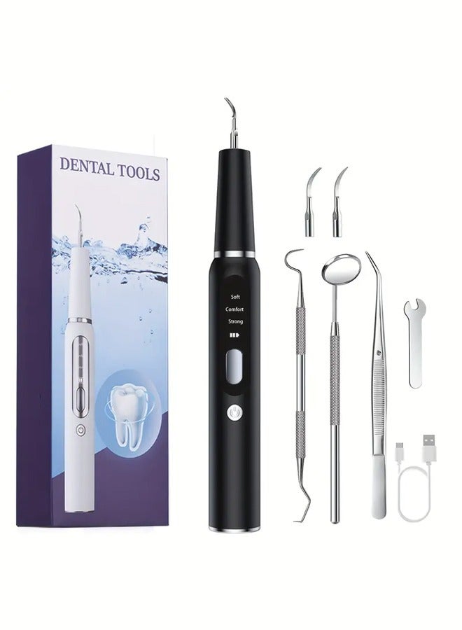 Bukela Plaque Remover for Teeth, Ultrasonic Scaler Tooth Cleaner with 3 Modes, Dental Tools for Calculus, Tarter, and Stain Remover, Electric Teeth Cleaning Kit with 2 Clean Heads & Dental Mirror - Image 1