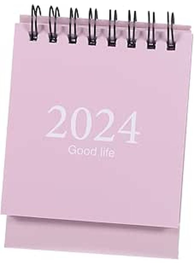 Mini Desk Calendar Portable Planner Thick Paper Simple Style For Office Home School - Image 1