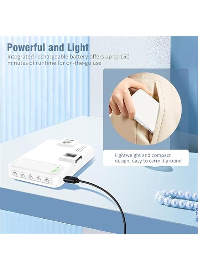 60 LED Portable Selfie Light Video Conference Lighting with Clip & Camera Tripod Adapter Rechargeable 2200mAh CRI 97+, 9 Light Modes for Phone iPhone Webcam Laptop Photo Makeup - Image 5